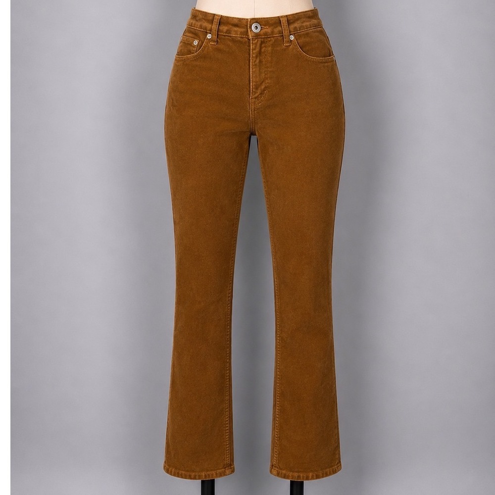 Vineyard Vines Womens Caramel Brown Corduroy Pants 28‎ Straight Bootcut 2P001378